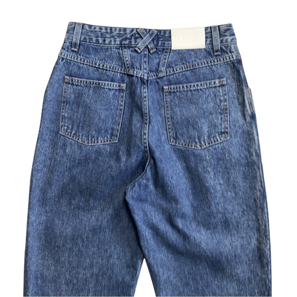Closed "Pearl" High Waisted Jeans in Dark Blue 26 - Picture 10 of 12